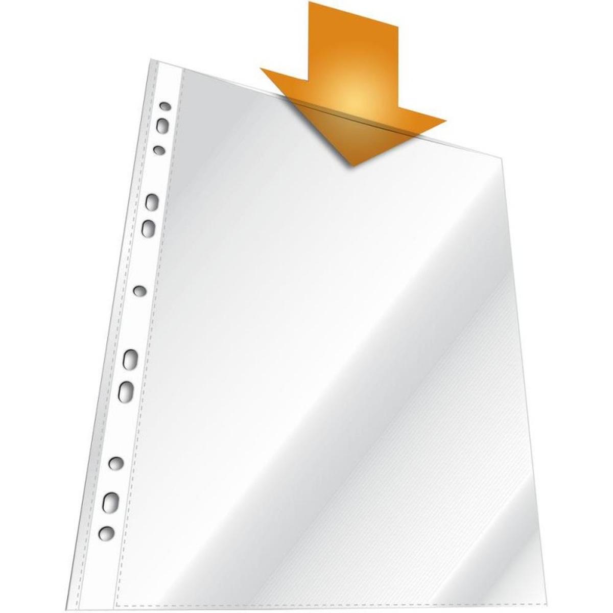 Buste forate trasparenti e antiriflesso super light 40 micron