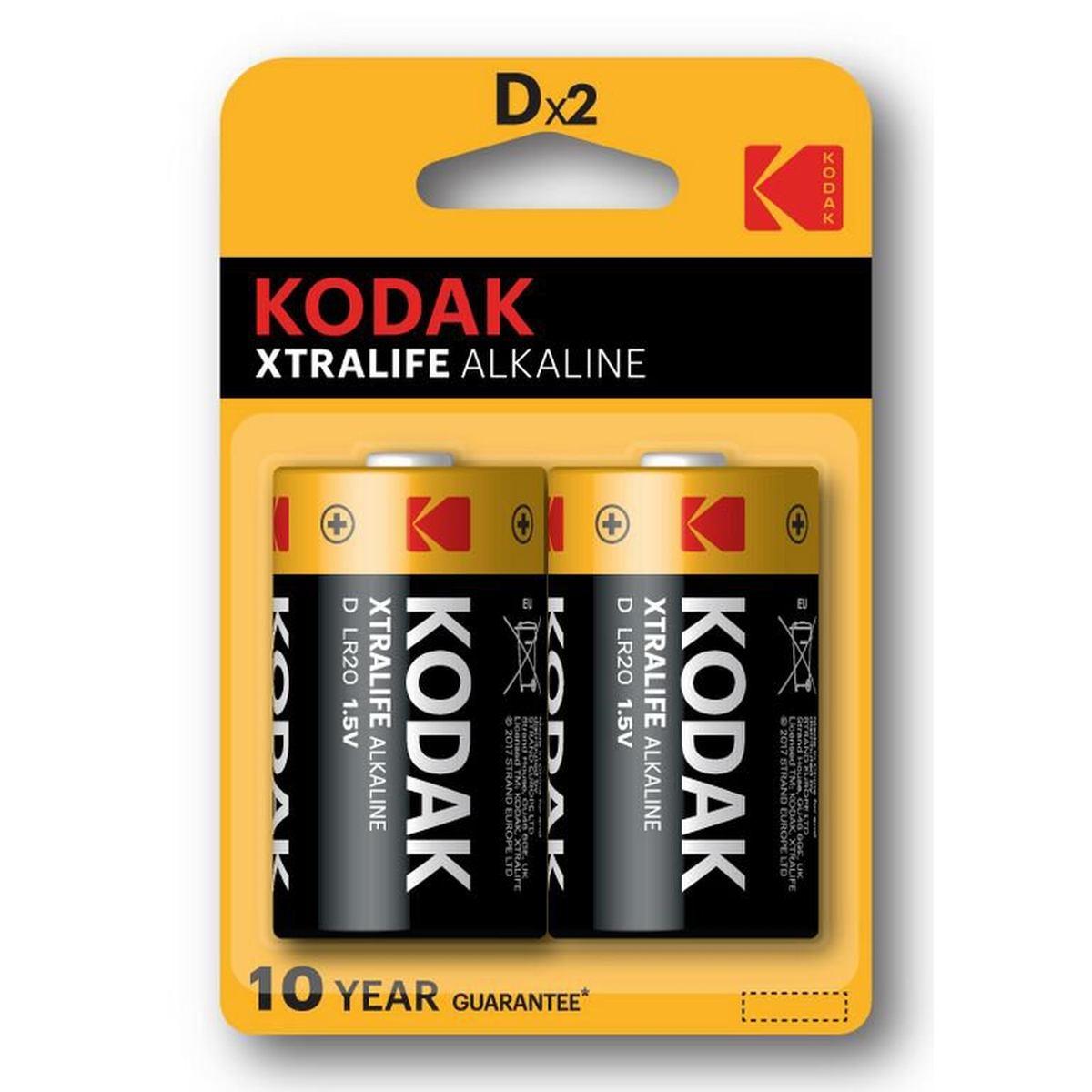 PILE  KODAK XTRALIFE ALCALINE LR20/D <br />