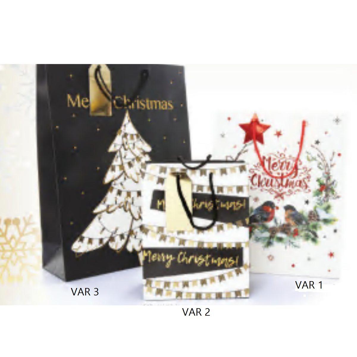 Busta regalo merry christmas 18x23x10