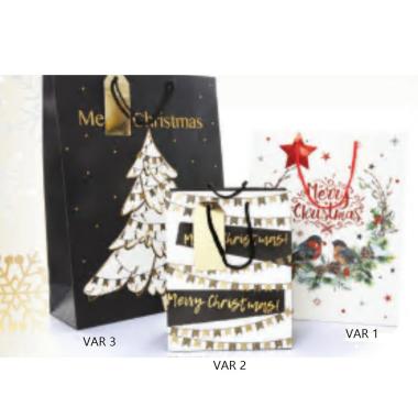 Busta regalo merry christmas 26x32x12