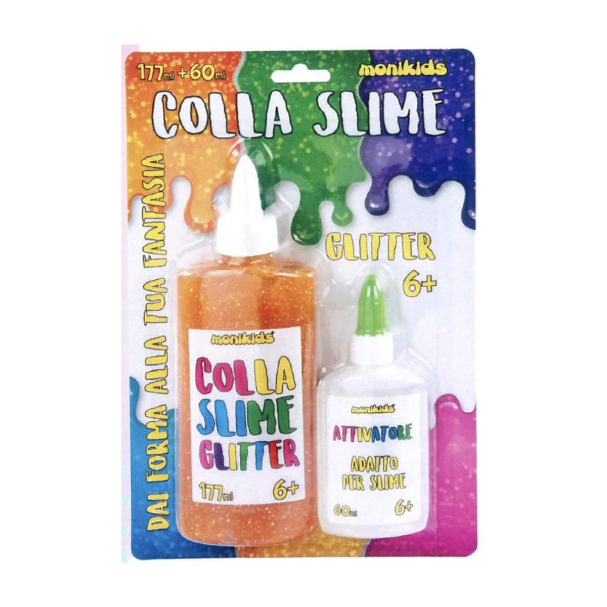 Colla slime glitter  177 ml con attivatore 60 ml