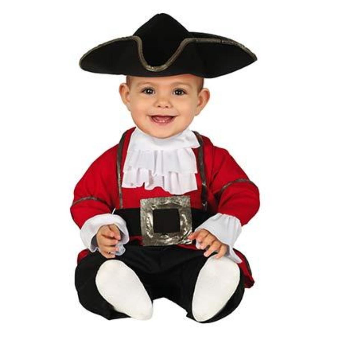 Costume baby pirata con cappello 18-24 mesi
