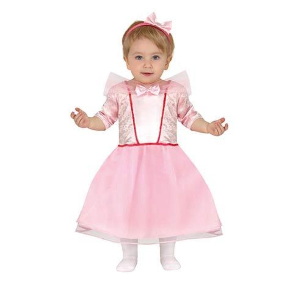 Costume principessa rosa 12-18 mesi