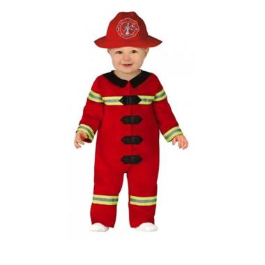 Costume pompiere baby 12-18 mesi