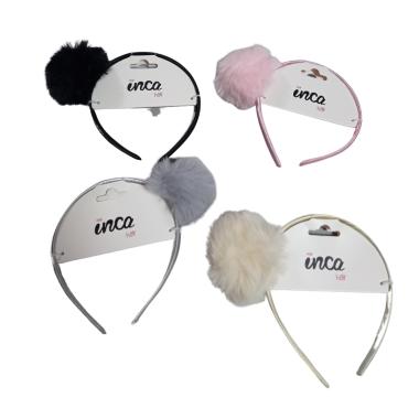 Cerchietto con pompon