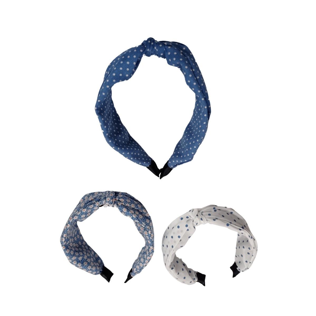 Cerchietto in tessuto con nodo