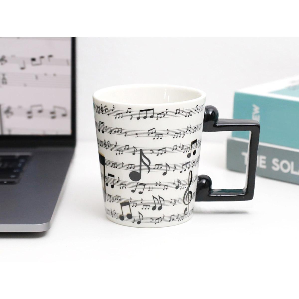 Tazza in ceramica music