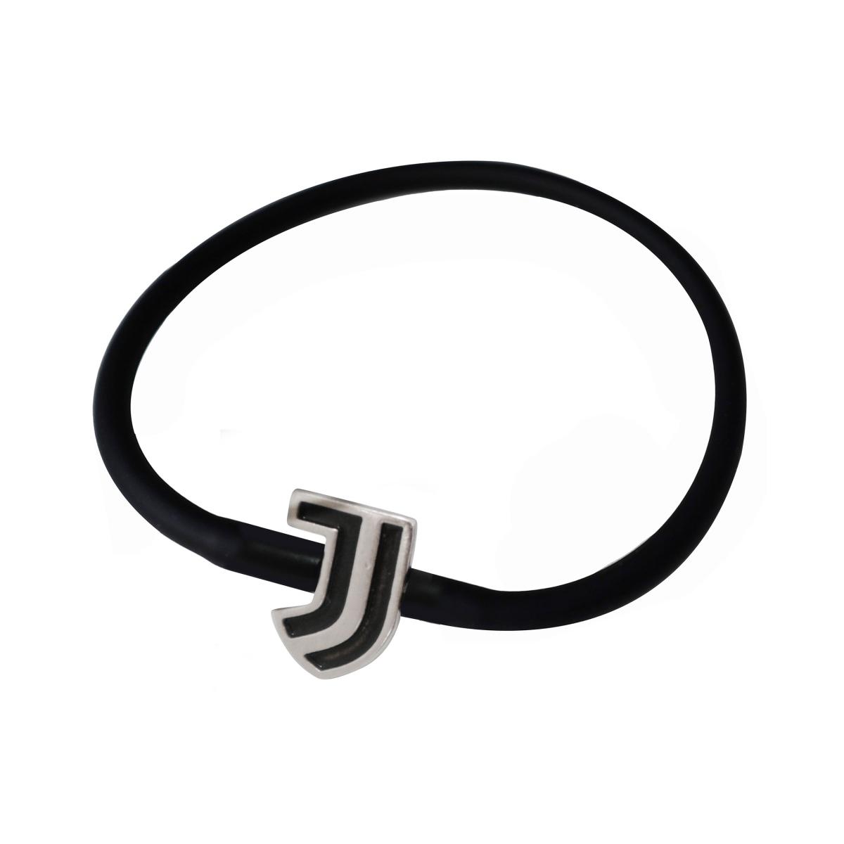 Bracciale in silicone juventus con logo