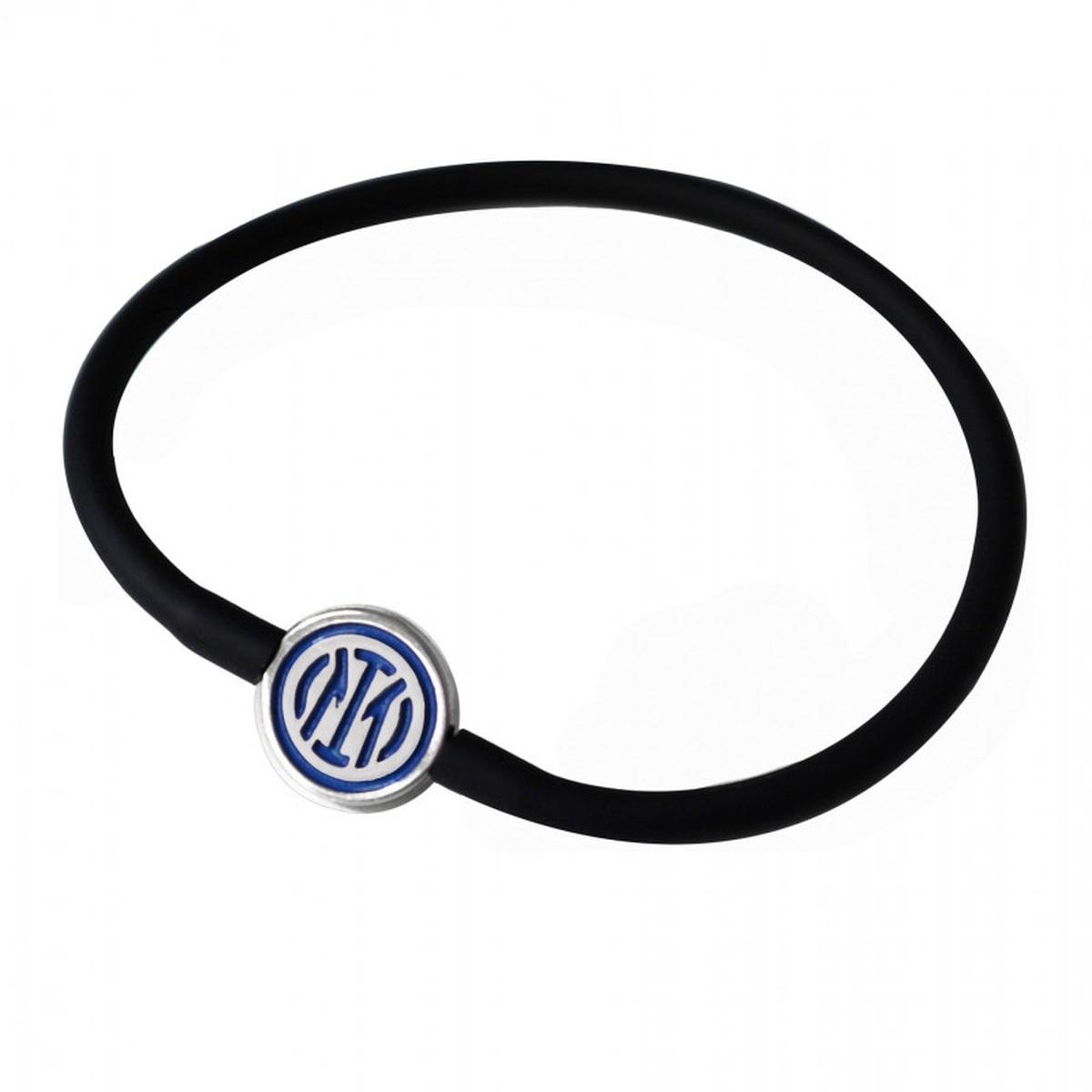 Bracciale in silicone con logo inter