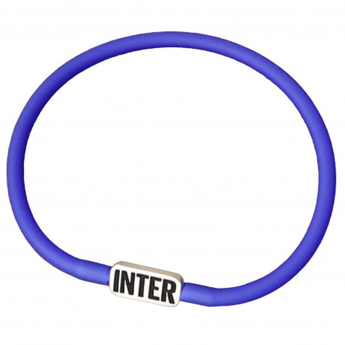 Bracciale in silicone con logo inter
