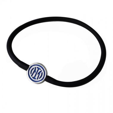 Bracciale in silicone con logo inter