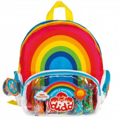 Zaino attrezzato dido' arcobaleno fila