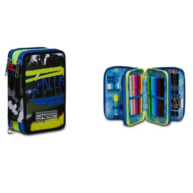 Astuccio seven 3 zip - fluo belts