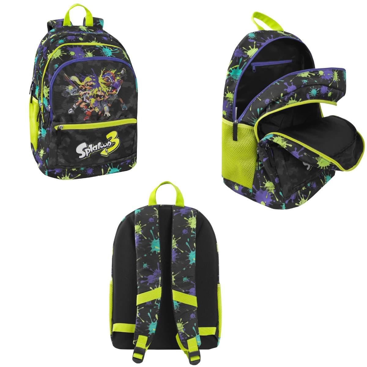 Zaino organizzato splatoon