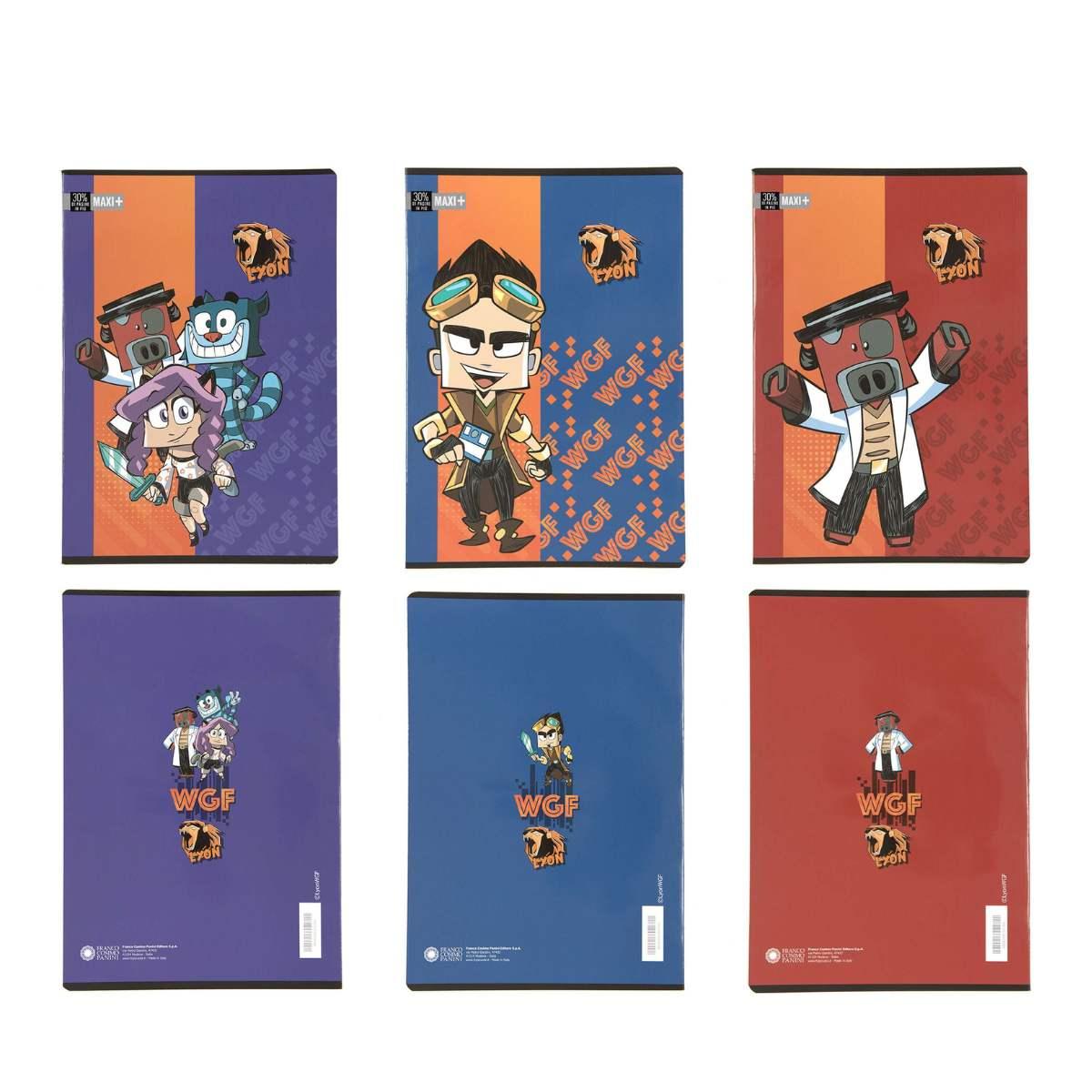 Maxi quaderno a4 lyon gamer