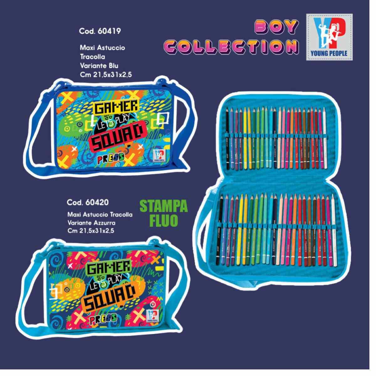 Astuccio maxi young people boy gamer