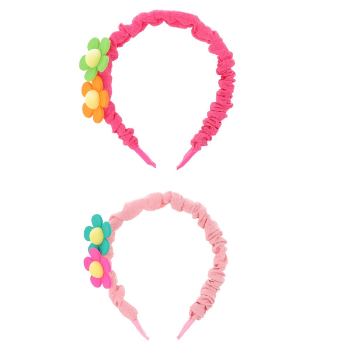 Cerchietto con due fiori