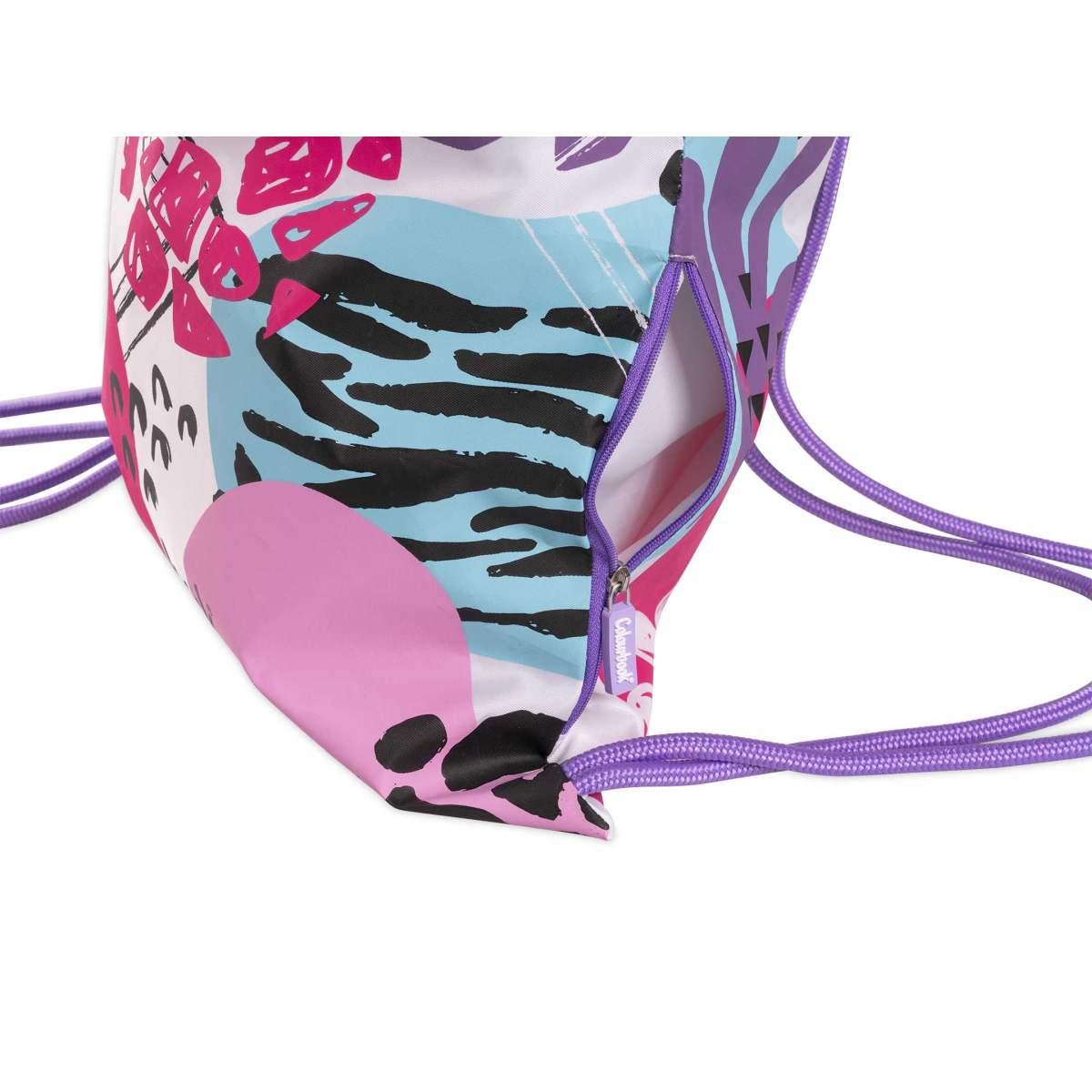 Sacca con zip colourbook