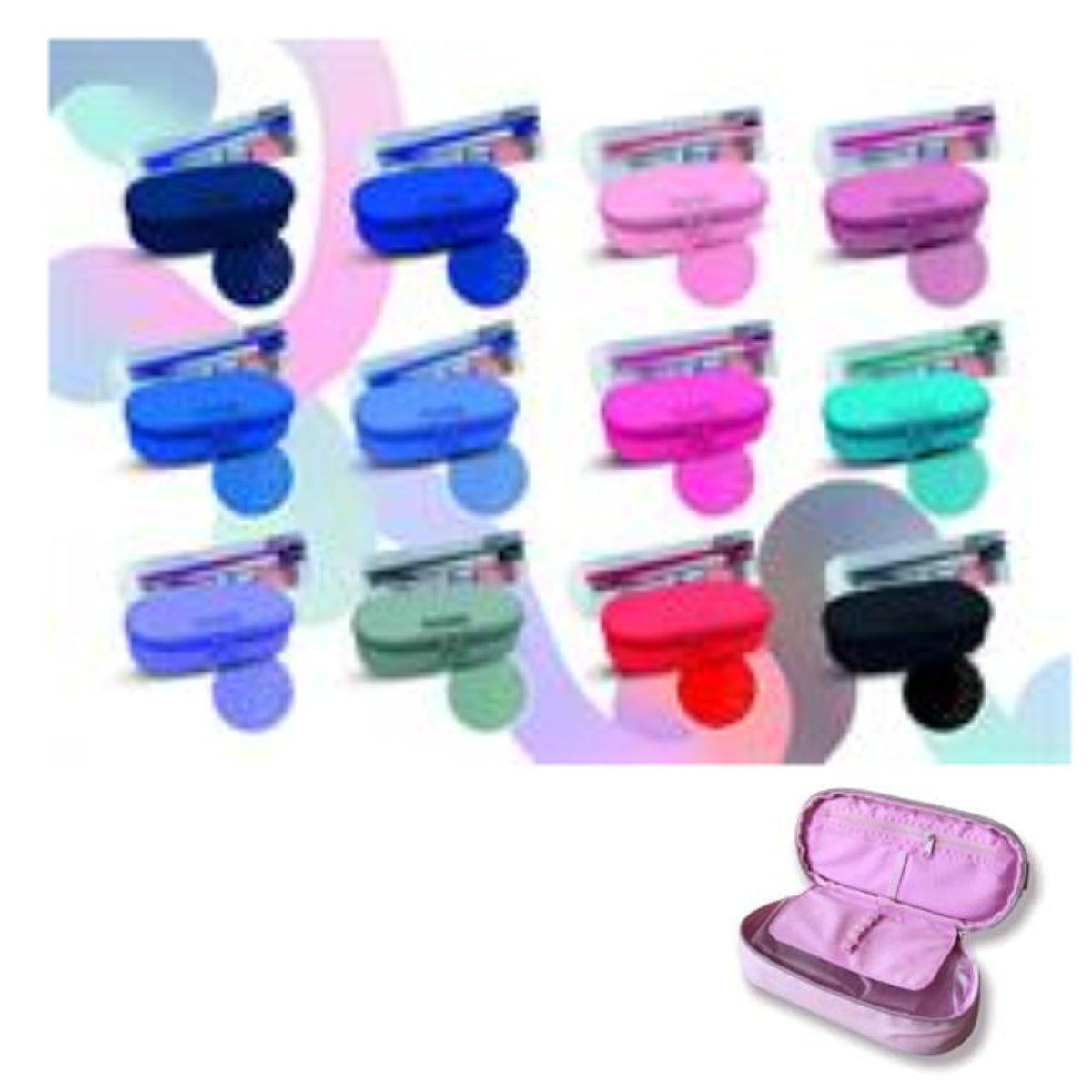 Borsellino round  ovale tinta unita