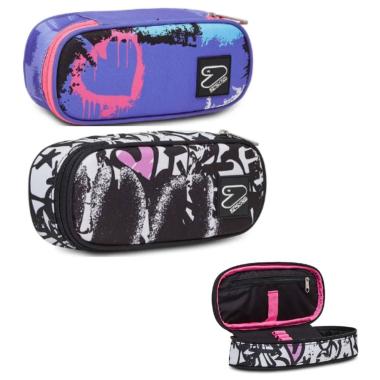 Portapenne seven round plus - the double flashing color