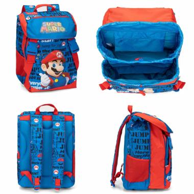 ZAINO ESTENSIBILE STANDARD SUPERMARIO	<br />