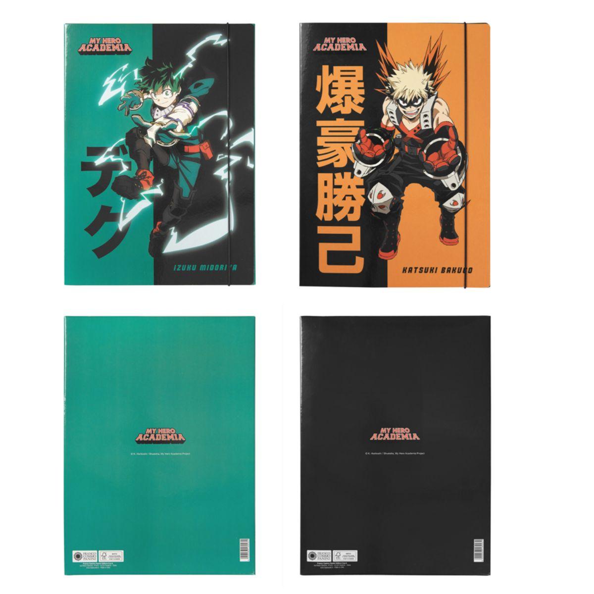 Cartella con elastico my hero academia