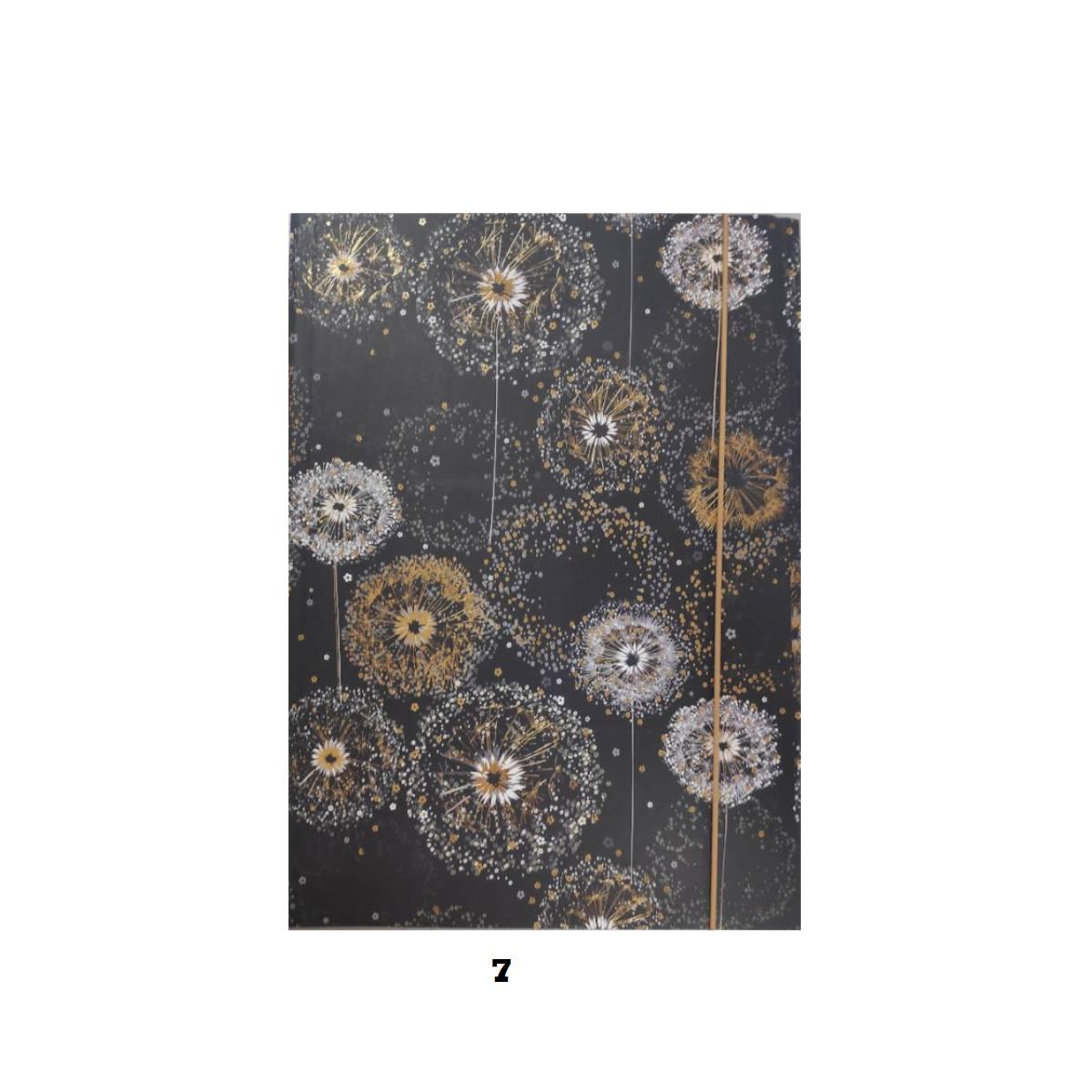 CARTELLA 3 LEMBI TURNOWSKY CON ELASTICO ORO E RILIEVO<br /><br />