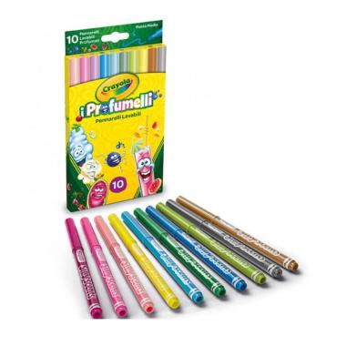 Pennarelli lavabili profumati i profumelli scat.10 crayola