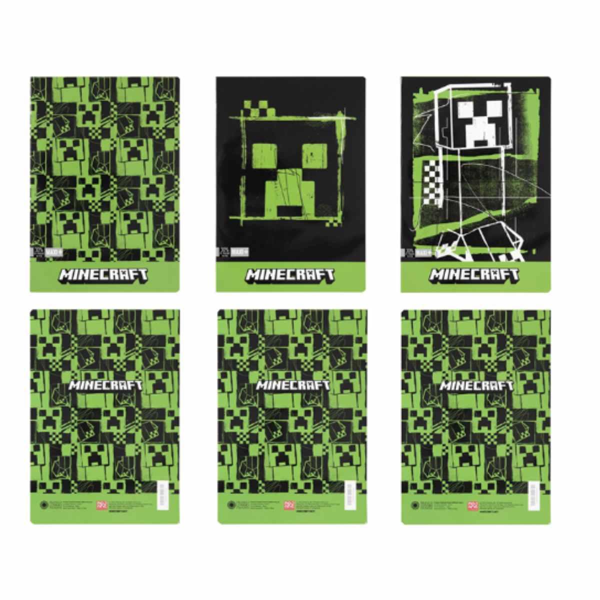 Maxi quaderno a4 minecraft green