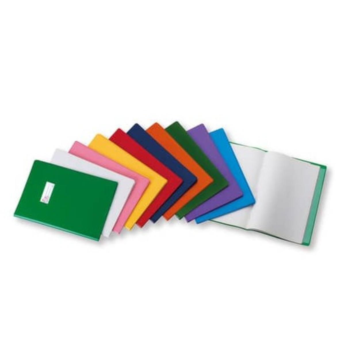 Copri quaderno trasparente my book colore blu