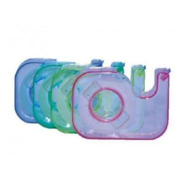 Nastro adesivo traspartente con mini chiocciola e lama in metallo