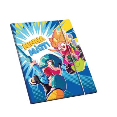 Cartella portadisegni con elastico ninna e matti