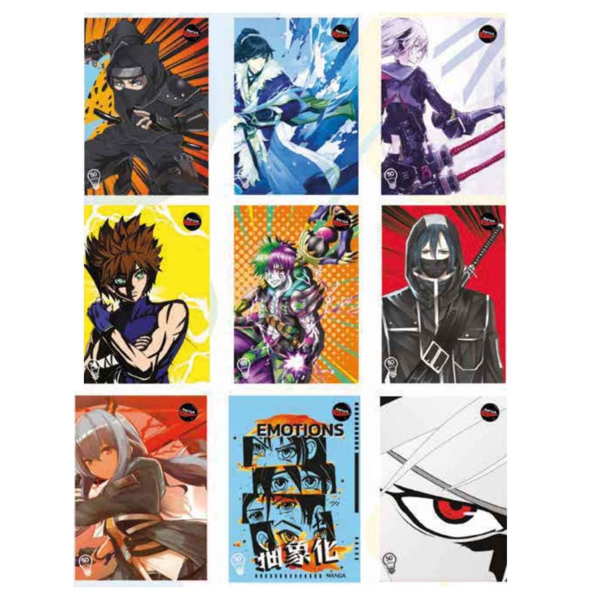 Maxi quaderno a4 young people manga style