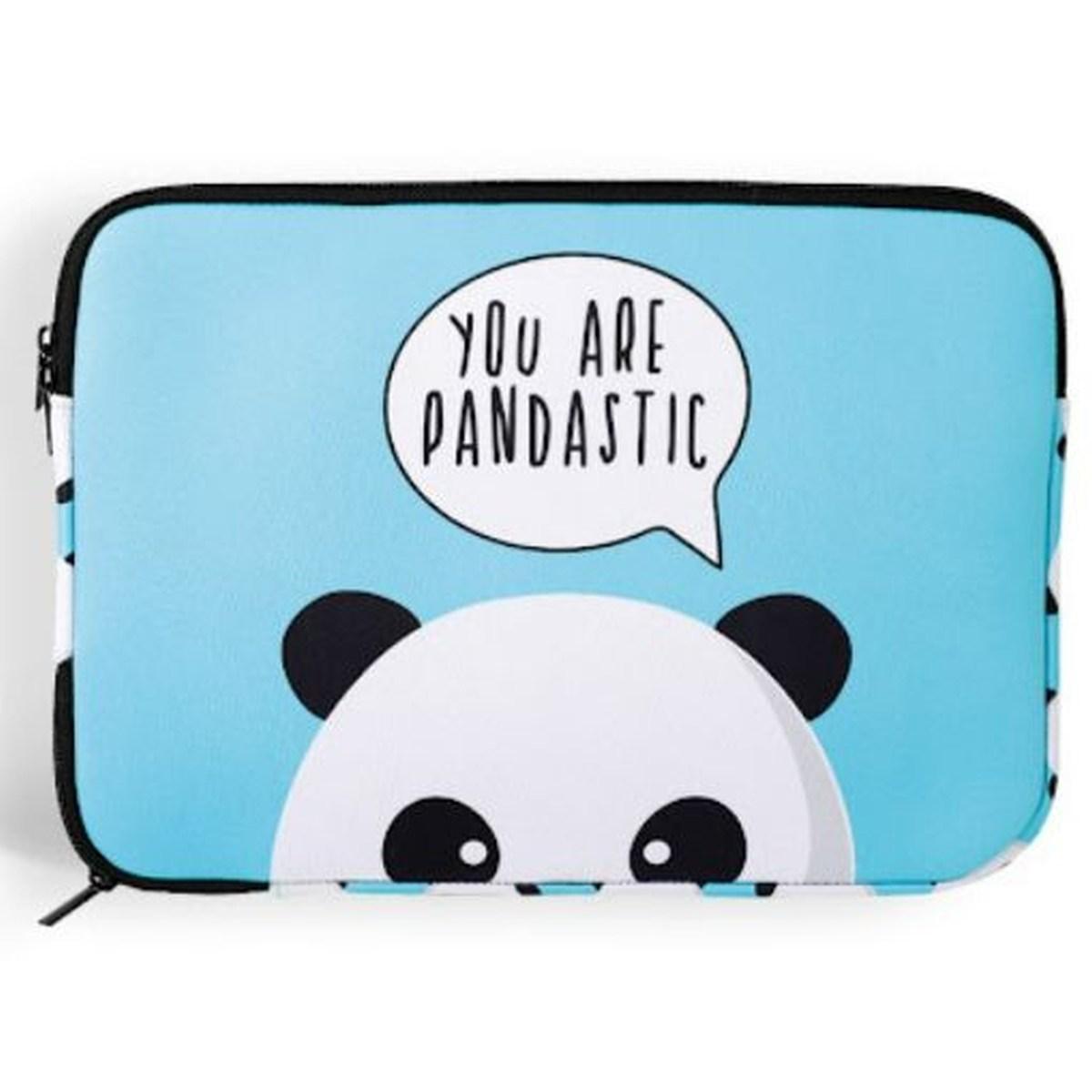 Custodia per tablet e pc 13 pollici in neoprene panda