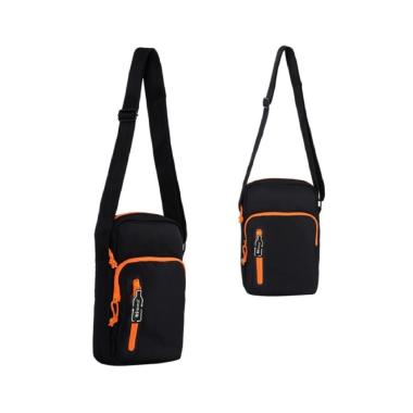 Borsa tracolla rpet dettagli arancione