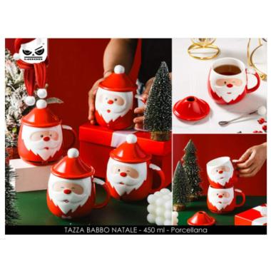 Tazza 450 ml babbo natale assortita