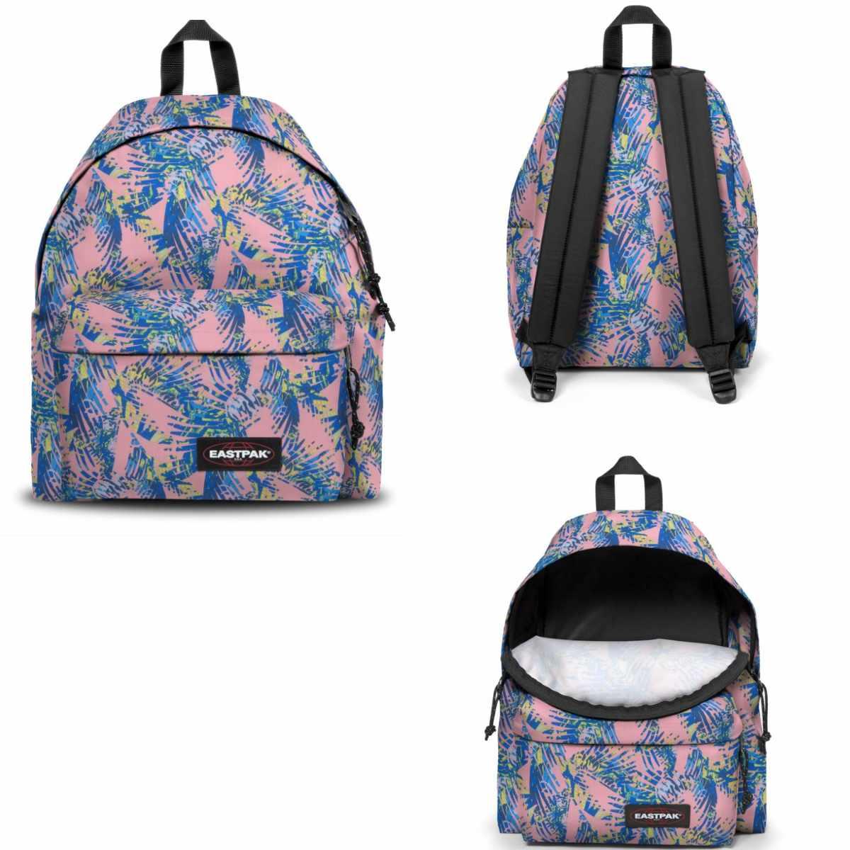 Zaino scuola e tempo libero eastpak padded pak brize filter pink