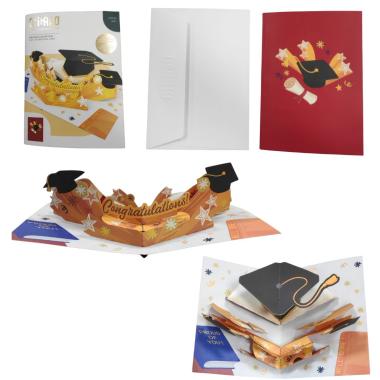 Biglietto origamo auguri laurea congratulations