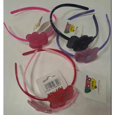 Cerchietto con orso in plastica