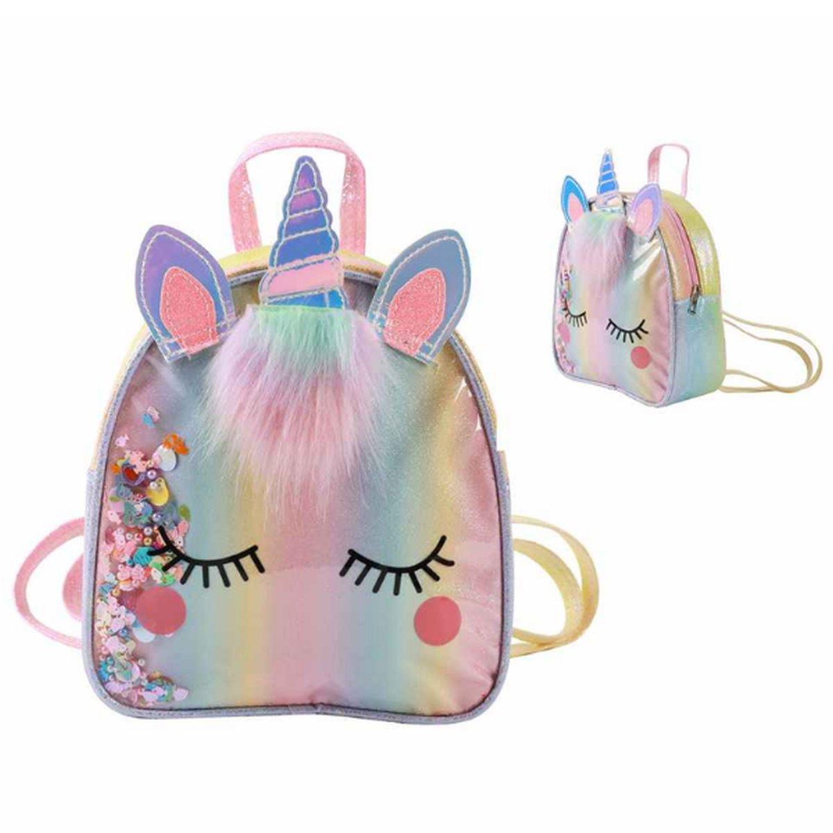 Zainetto glitter unicorno