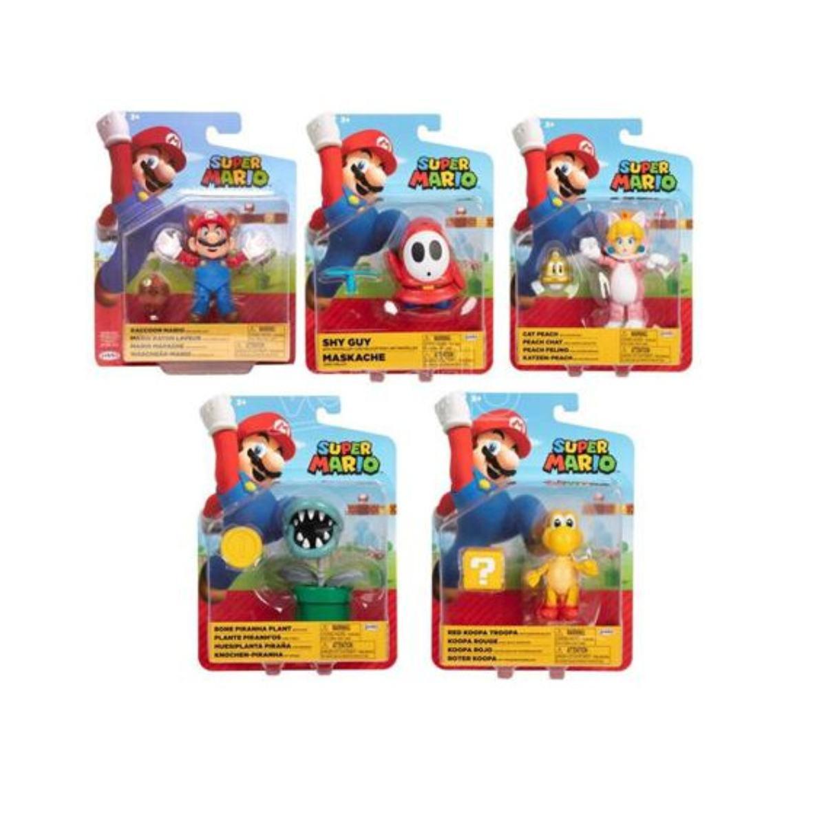 Super mario personaggi assortiti cm 10