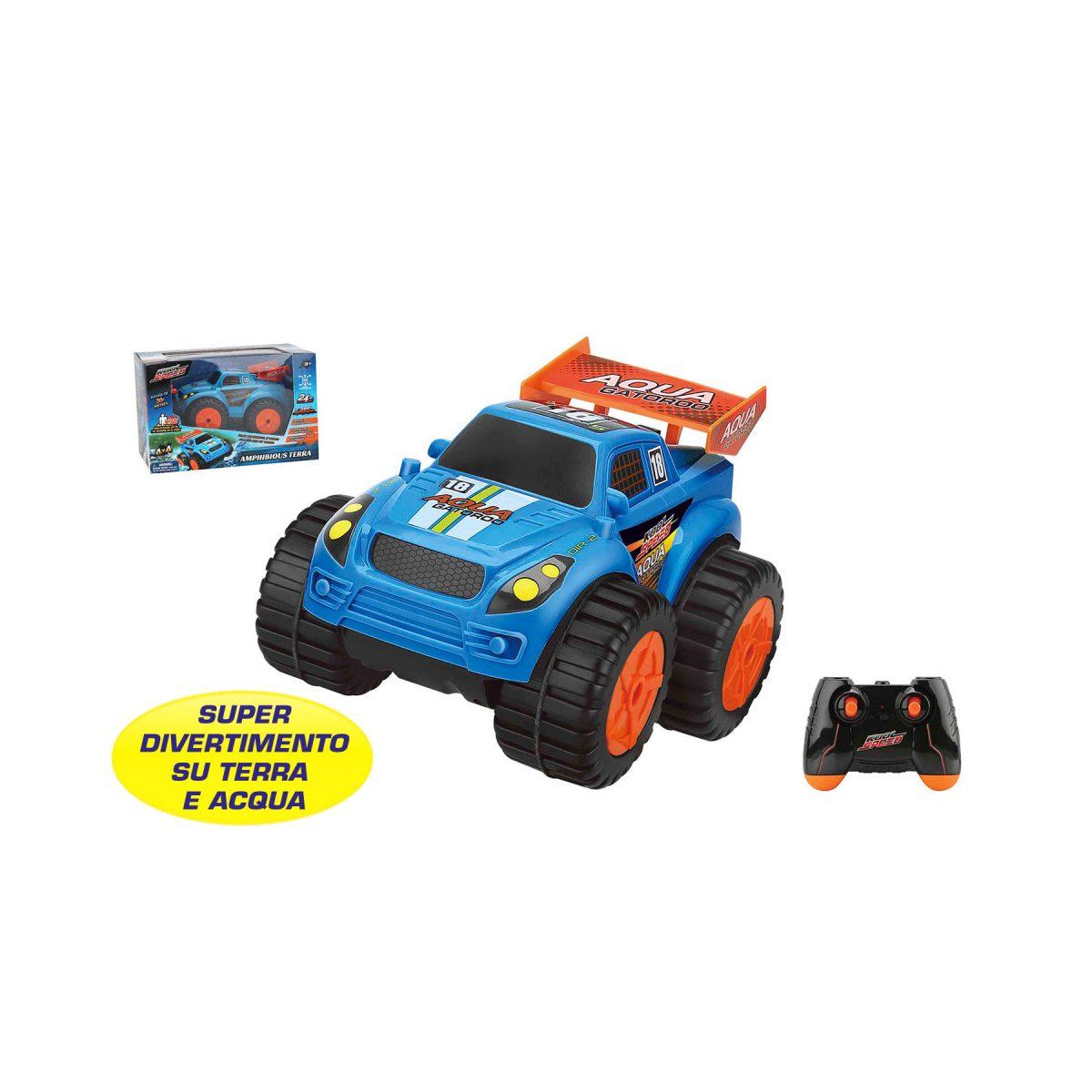Auto r/c anfibio terra  aqua grande