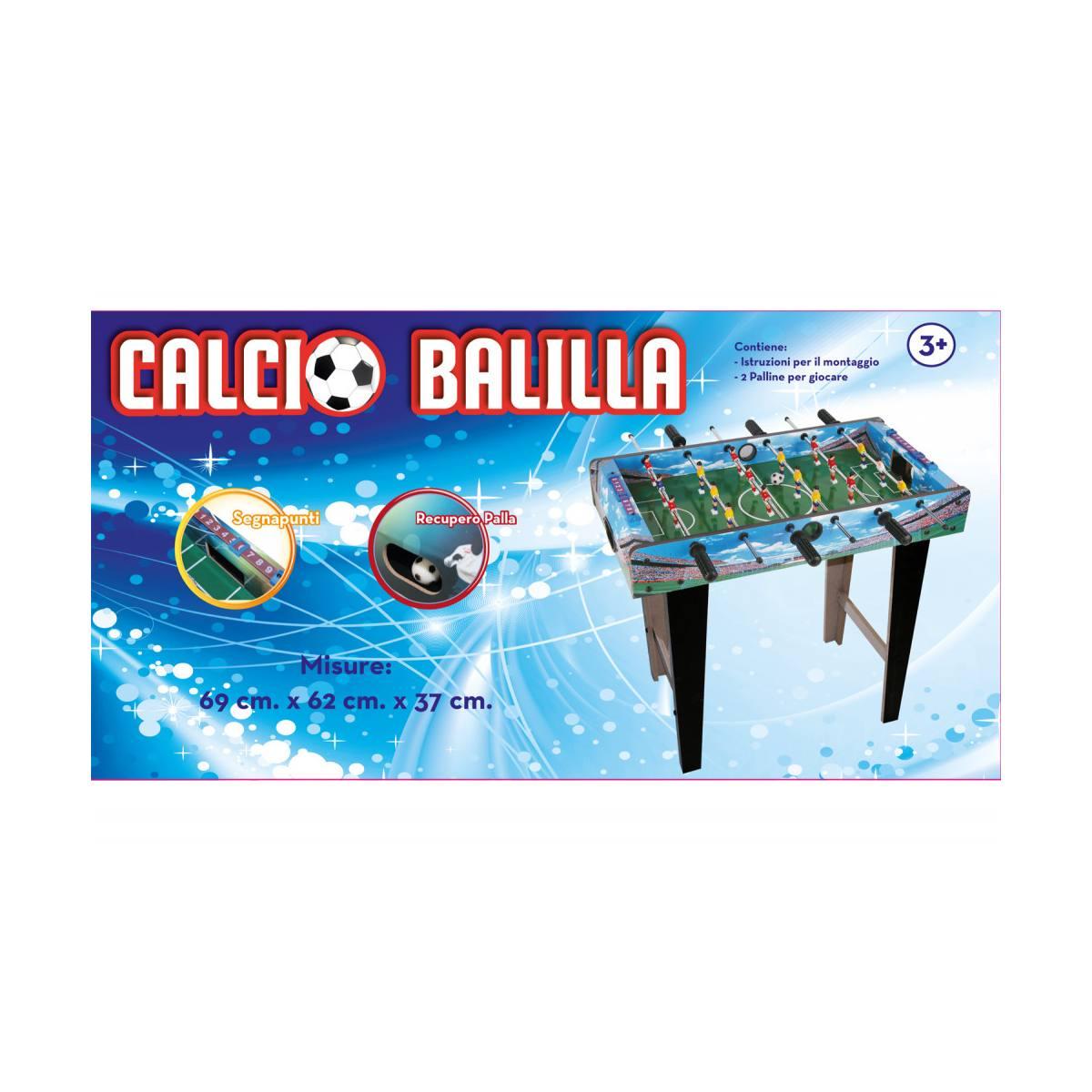 Calcetto con gambe in legno