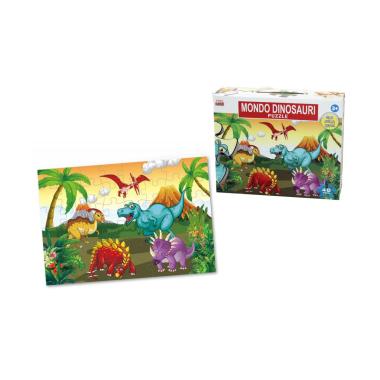 Puzzle gigante 48 pz dinosauri