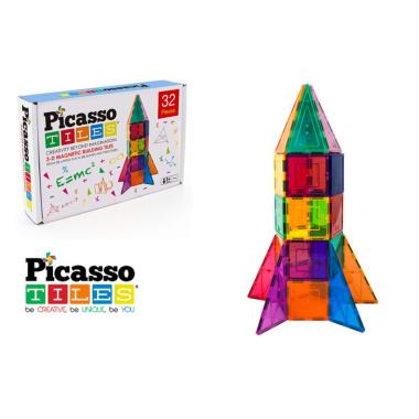 Magnetic piastrelle rocket 32 pz