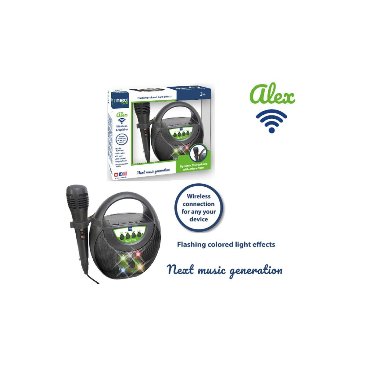 Amplificatore wireless e microfono alex