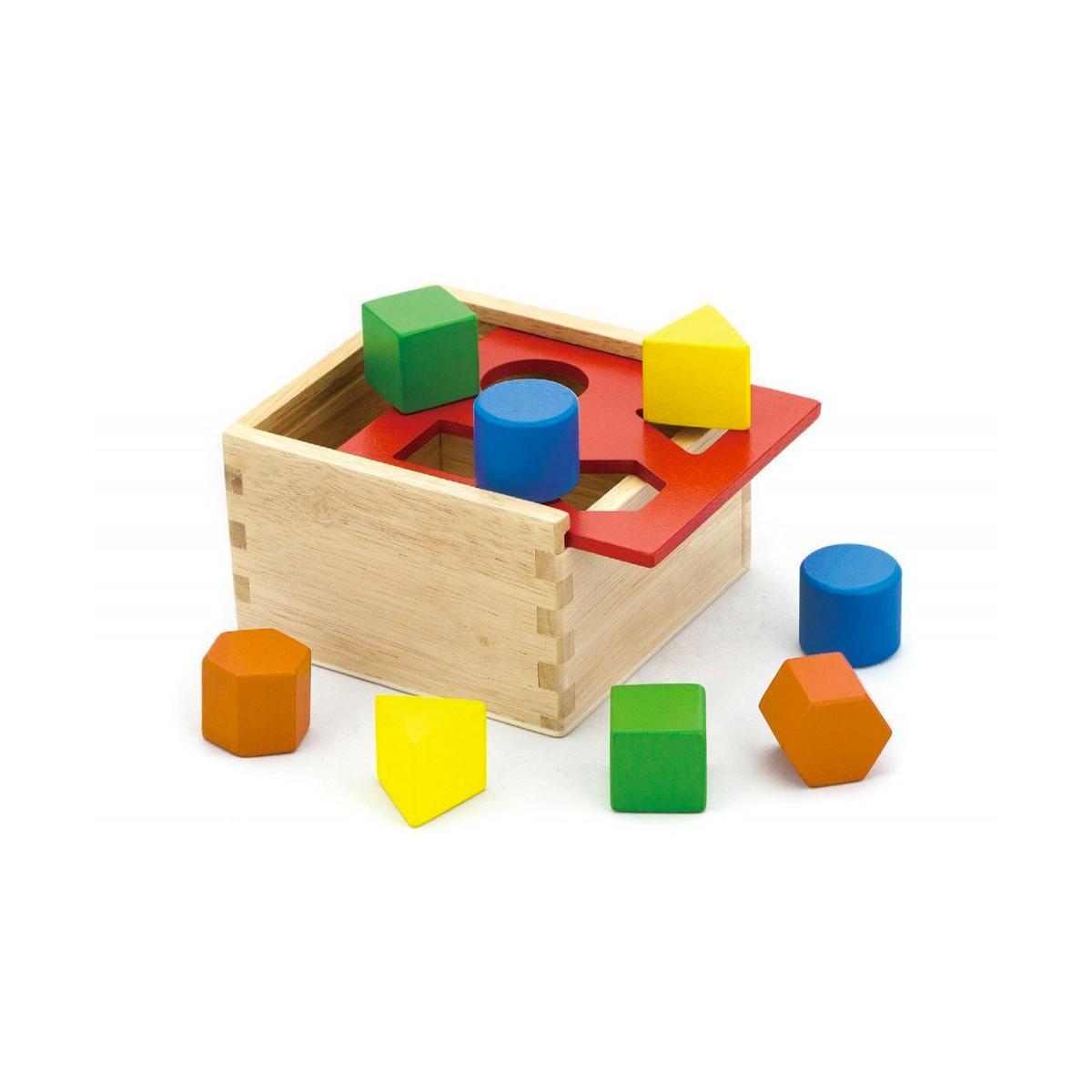 Il cassetto magico box incastri 13 pezzi in legno