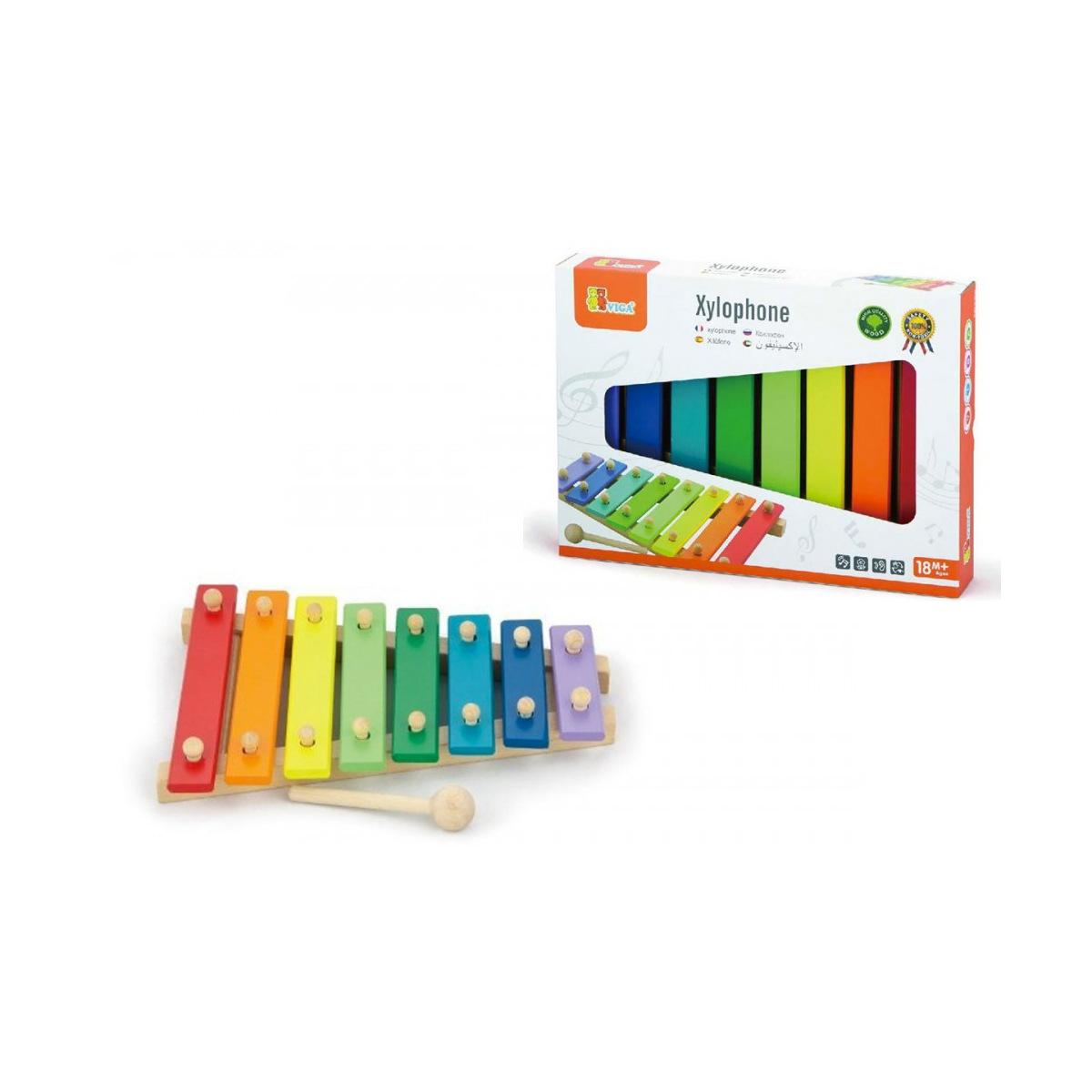 Lo xilofono in legno colorato