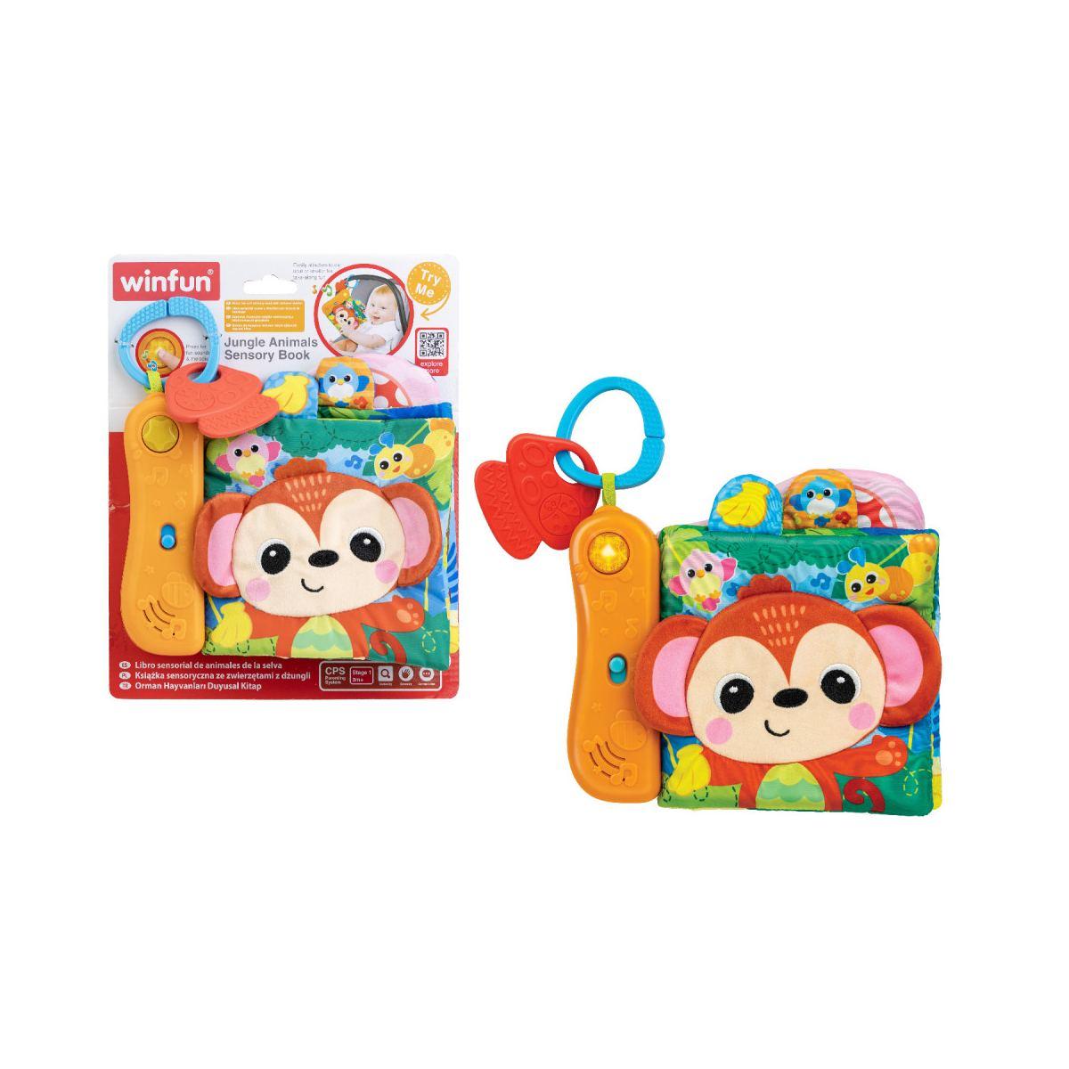 Libro multisensoriale animali giungla