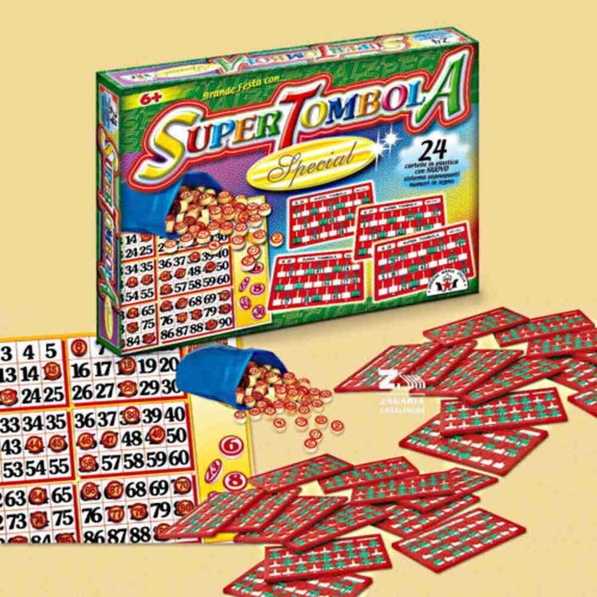 Super tombola special 24 cartelle in plastica
